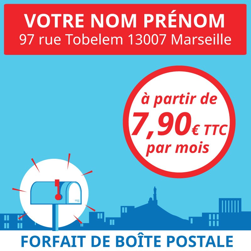 Boîte postale à Marseille 7ème