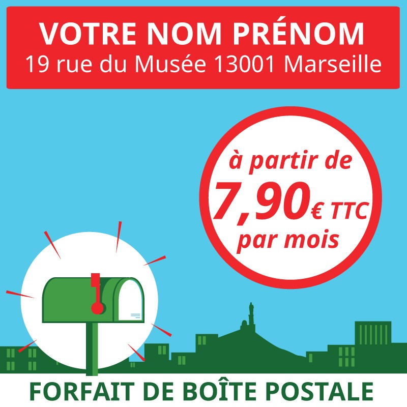 Boîte postale à Marseille 1er