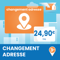 Changement d'adresse en ligne