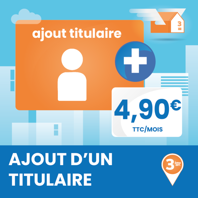 Ajout d'un titulaire à votre boîte postale - Ouvrir une Boîte postale en France