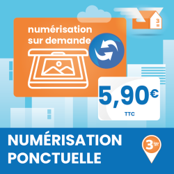 Numérisation ponctuelle d'un courrier