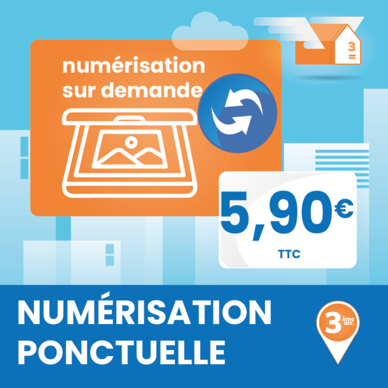 Numérisation ponctuelle d'un courrier - Ouvrir une Boîte postale en France