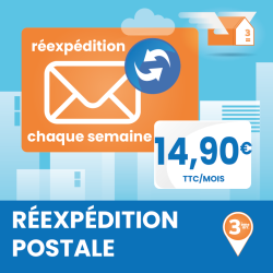 Réexpédition postale 4x / mois - Ouvrir une Boîte postale en France